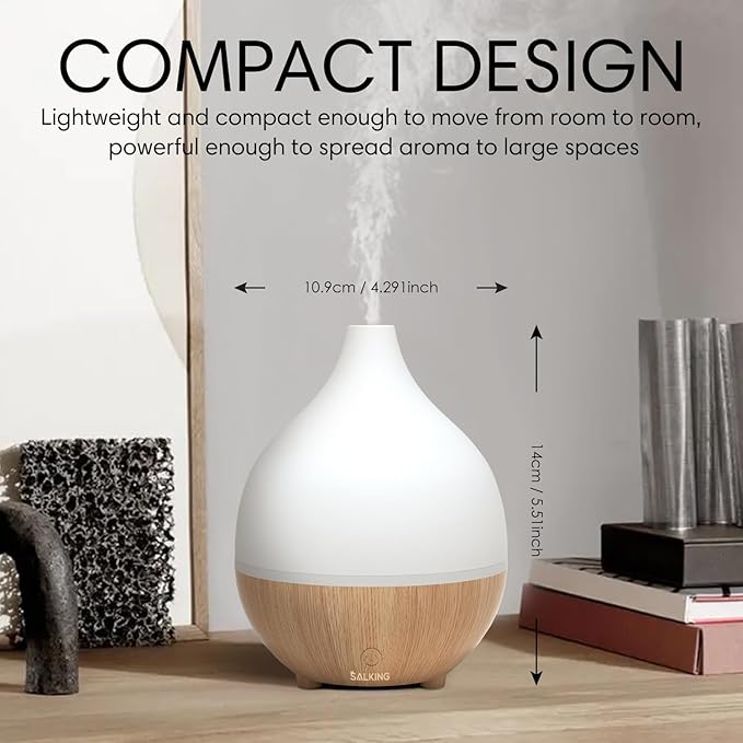 SALKING Essential Oil Diffuser, 100ml Small Aromatherapy Diffuser - Image 5