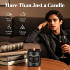 Mens Scented Candle Gift Set, 6 Pack Candles - Image 8