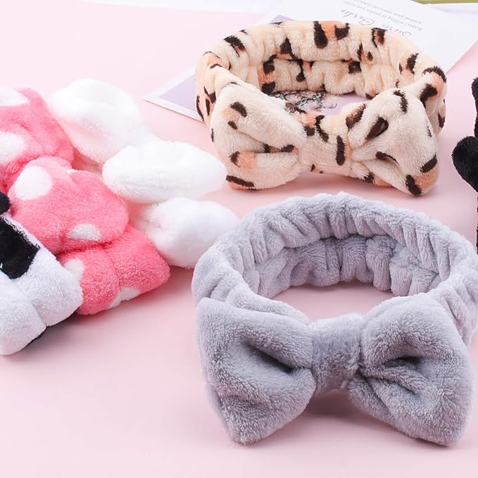 WHAVEL 6 Pack Spa Headband Makeup Headband Face Wash Headbands Make Up Hair - Image 4