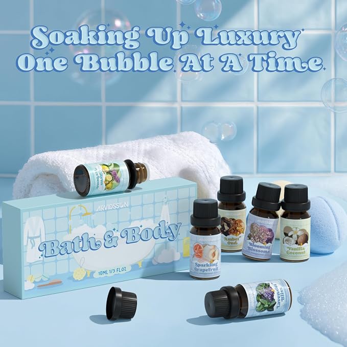 Bath Fragrance Oils Set, ARVIDSSON Natural Spa Essential Oils - Image 7