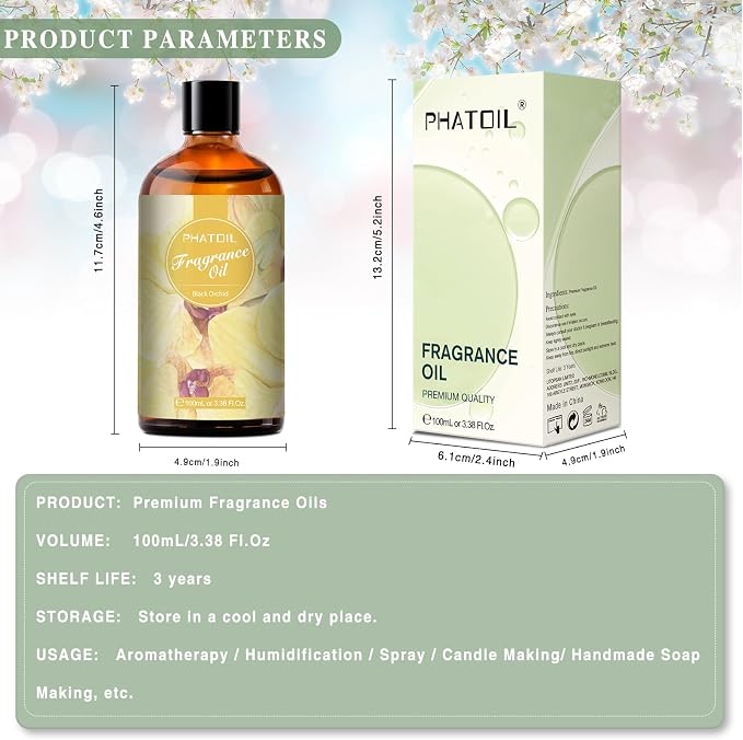PHATOIL 3.38FL.OZ Black Orchid Fragrance Oils - Image 3