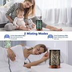 EQUSUPRO Essential Oil Diffuser 150ml Black Metal Aromatherapy Oil Diffuser - Image 5