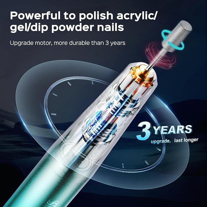 COSLUS C40 Electric Nail Drill File Professional: - Image 5