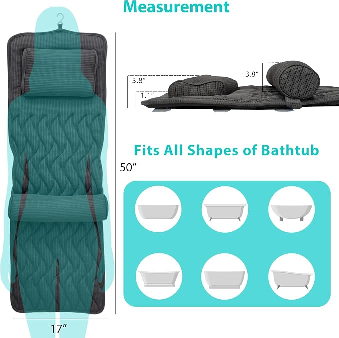 AEROiVi Full Body Bath Pillow - Image 7