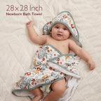 Momcozy Baby Towel with Hooded-2 Pack Soft Bath Towel Set-Shower Gifts or Bath - Image 2