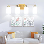 4-Light Bathroom Light Fixtures, Classic Wall Light Fixture - Image 9