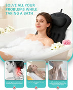 Full Body Bath Pillow for Bathtub, 5D Thick Tub Pillow for Bathtub - Image 3