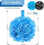 FARMOGA Bath Loofah Sponge Back Scrubber Shower Sponge Soft Mesh Exfoliator - Image 2