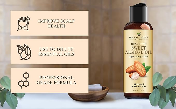 Handcraft Blends Sweet Almond Oil - Image 6