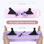 Spa Headband for Washing Face, 2 Pack Cute Hair Band for Shower Yoga Beauty - Image 2