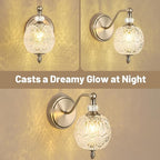 1 Piece Brushed Nickel Wall Sconce, 1-Light Mid Century Modern Brushed Nickel - Image 7