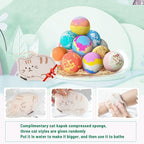 Leafgift Bath Bombs Gift Set, Moisturizing Dry Skin, Stress Relief, Best Gift - Image 3