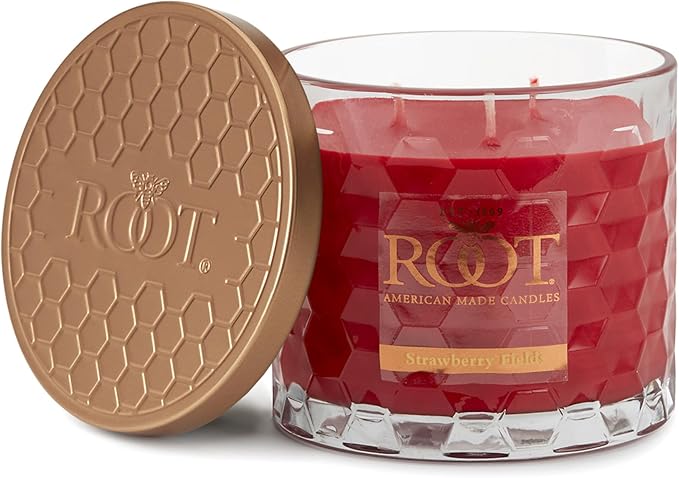 Root Candles Scented Candles Honeycomb Beeswax Blend Premium Handcrafted Candle by RootCandles