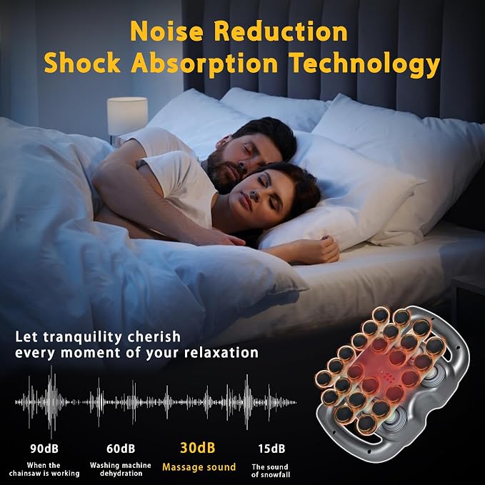 24 Head Massage Gun Set, Deep Tissue Percussion Massager 9 Modes 99 Intensities - Image 3