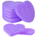 50-Count Facial Sponges Compressed, 100% Natural Cellulose Face Sponge by Mainlyrunmakeupsuppliers