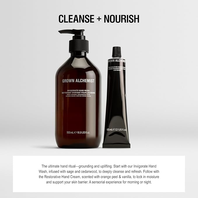 Grown Alchemist Restorative Hand Cream. Vanilla and Orange Peel. Non-Greasy - Image 6