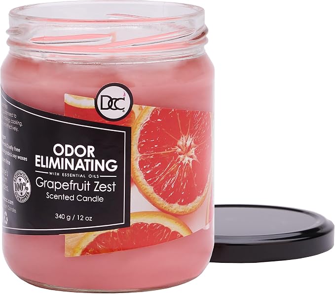 Grapefruit Zest Odor Eliminating Highly Fragranced Candle - Image 2