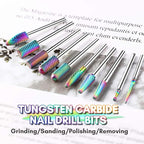 Makartt Nail Drill Bits Set:10Pcs Dimond Tungsten Carbide Nails Bits, 3/32 Inch - Image 7