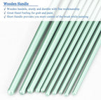 BOSOBO Paint Brushes Set, 4 Pack 40 Pcs Round Pointed Tip Paintbrushes Nylon - Image 5