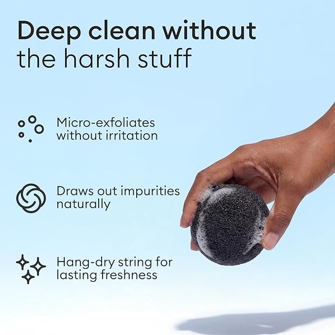Vove Organic Konjac Facial Sponges 3-Pack - Image 3