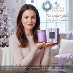 Lavender Candle 9.7 oz: 55 Hrs Burn Time - Image 2