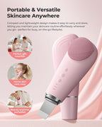 Facial Cleansing Brush & Massager, 2 in 1 Facial Skin Scrubber Waterproof and - Image 6