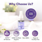 100% Natural Lavender Mist Spray, Organic Face Body Hair Hydrating Mister - Image 4