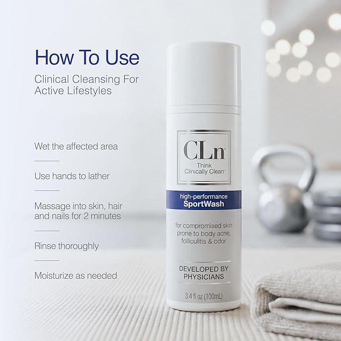 CLn® SportWash – High-Performance Sport Body Wash, - Image 5