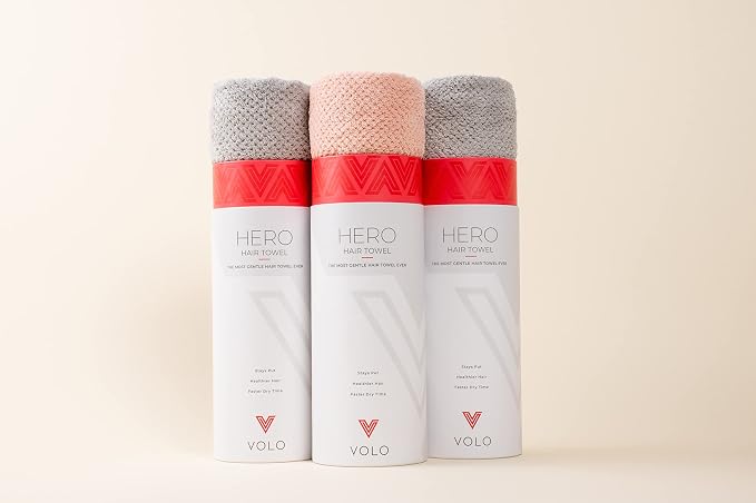 VOLO Super Hero XL Hair Towel | Super Absorbent Quick Dry Nanoweave | Reduces - Image 8