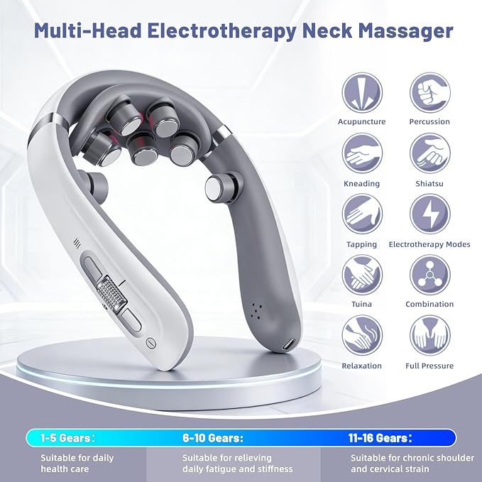 Zenopax Multi-Head Neck Massager - Image 2