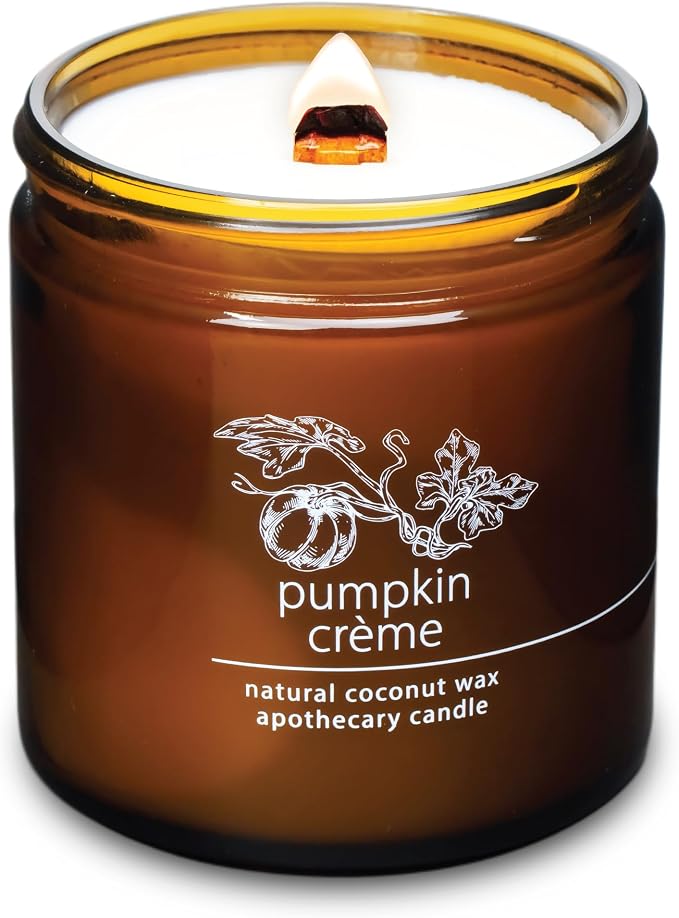 Hemlock Park Crackling Wood Wick Candle Handcrafted by HemlockPark