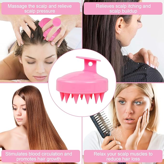 Oligei Scalp Massager 3 Pack, Shampoo Brush, Hair Scrubber - Image 5