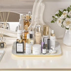 Weenson Bathroom Vanity Tray for Makeup Jewelry Candle Perfume Decor Toilet Tank - Image 3