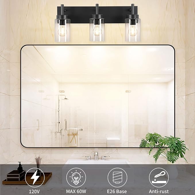 DLLT Wall Light Fixture, Vintage Bathroom Vanity Light - Image 2