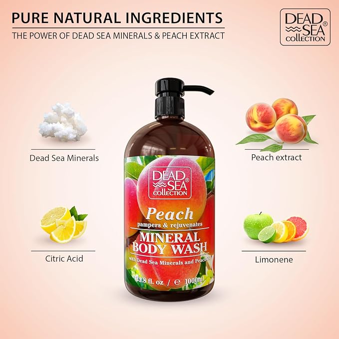 Dead Sea Collection Peach Body Wash - Image 6