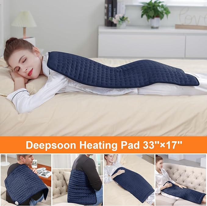 Deepsoon Heating Pad, Electric Heating Pads - Image 2