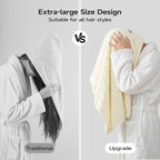 REDKISS 4 Pack Extra Large Hair Towels - Image 5