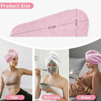 my novel things 3 Pack Hair Towel Wrap - Image 7