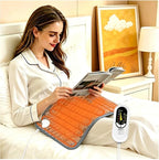 Electric Heating pad with 6 Heat Settings, Auto Shut Off, Dry Electric Heating by VIBOOS