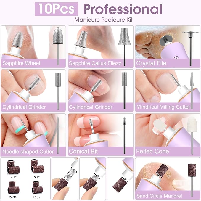 Professional Manicure Pedicure Kit - Image 8