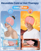 ONLYCARE Migraine Relief Cap, Upgraded Odorless Migraine Ice Head Wrap - Image 6