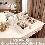 VERONLY Cosmetic Storage Bins Makeup Organizer, Adjustable Multifunction - Image 5
