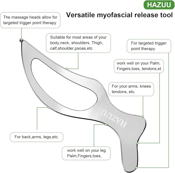 Stainless Steel Guasha Scraping Massage Tool - Image 2