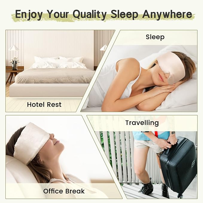 100% Handmade Bamboo Sleeping Eye Mask - Image 8