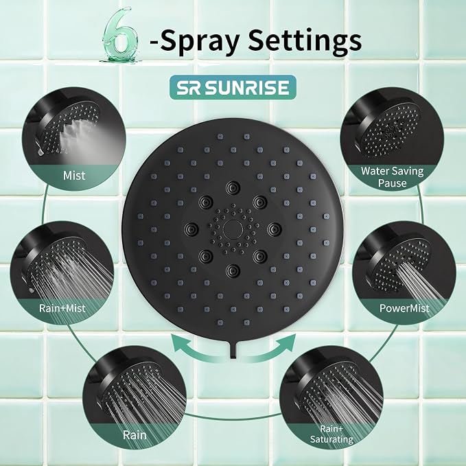SR SUN RISE Filtered Shower Head - Image 3