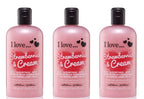I Love Strawberries and Cream Bath and Shower Cream - Image 2