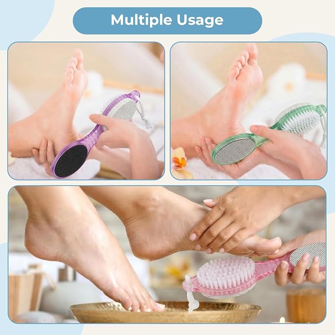4PCS Foot Scrub Brush, 4 in 1 Foot Scrubber Brush - Image 4