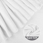 HOMEXCEL 6 Pack Bath Towel Set, Microfiber Ultra Soft Highly Absorbent Bath - Image 3