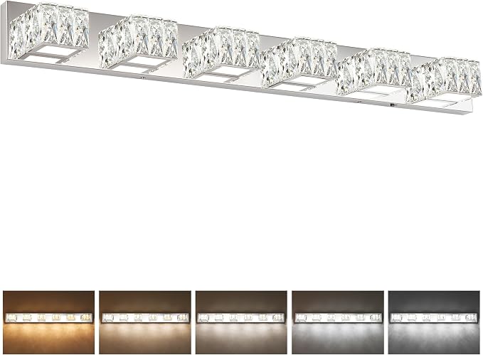ZUZITO 6 Lights Bathroom Vanity Light by HOME