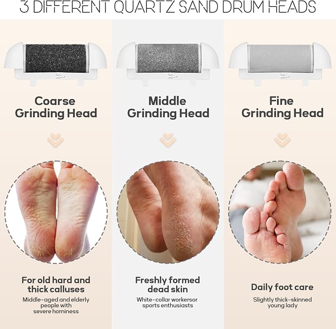 Automatic Callus Remover for Feet, Rechargeable Pedicure Tools for Feet - Image 3